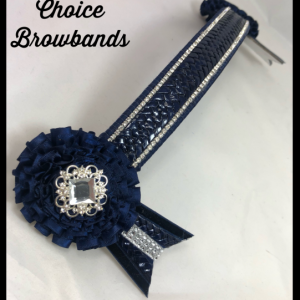 AB4169 Navy & Silver