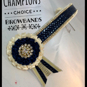 AB4056 Navy & Cream