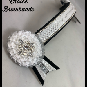 AB4236 Black, White & Silver