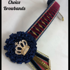 AB4259 Navy, Burgundy & Gold