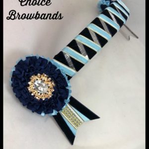 AB4269 Navy, Baby Blue & White