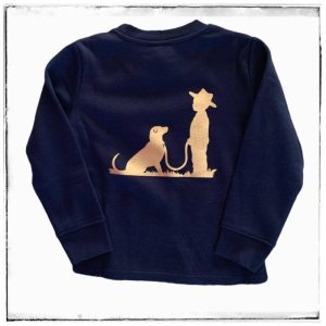 In Stock Jumper - Childs 4 Boy & Dog