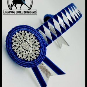 AB4876 Royal Blue & White