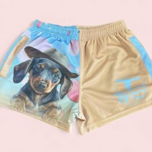 Blue Snag Footy Shorts- Adults