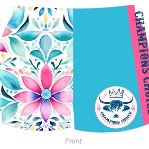 Floral Pop Footy Shorts- Adults