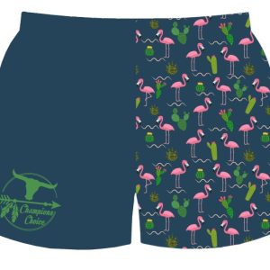 Flamingo Footy Shorts- Adults